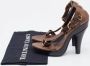 Burberry Vintage Pre-owned Leather sandals Brown Dames - Thumbnail 9