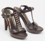 Burberry Vintage Pre-owned Leather sandals Brown Dames - Thumbnail 4
