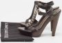 Burberry Vintage Pre-owned Leather sandals Brown Dames - Thumbnail 9