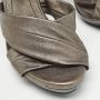 Burberry Vintage Pre-owned Leather sandals Gray Dames - Thumbnail 7