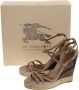 Burberry Vintage Pre-owned Leather sandals Green Dames - Thumbnail 7