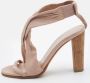 Burberry Vintage Pre-owned Leather sandals Pink Dames - Thumbnail 2