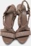 Burberry Vintage Pre-owned Leather sandals Purple Dames - Thumbnail 2