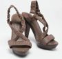 Burberry Vintage Pre-owned Leather sandals Purple Dames - Thumbnail 3