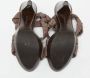 Burberry Vintage Pre-owned Leather sandals Purple Dames - Thumbnail 5