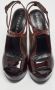 Burberry Vintage Pre-owned Leather sandals Purple Dames - Thumbnail 3
