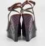Burberry Vintage Pre-owned Leather sandals Purple Dames - Thumbnail 5