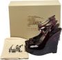 Burberry Vintage Pre-owned Leather sandals Purple Dames - Thumbnail 9