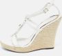 Burberry Vintage Pre-owned Leather sandals White Dames - Thumbnail 2