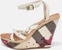 Burberry Vintage Pre-owned Leather sandals White Dames - Thumbnail 2