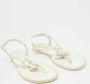 Burberry Vintage Pre-owned Leather sandals White Dames - Thumbnail 4