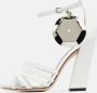 Burberry Vintage Pre-owned Leather sandals White Dames - Thumbnail 2