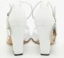 Burberry Vintage Pre-owned Leather sandals White Dames - Thumbnail 5