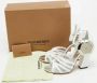 Burberry Vintage Pre-owned Leather sandals White Dames - Thumbnail 9