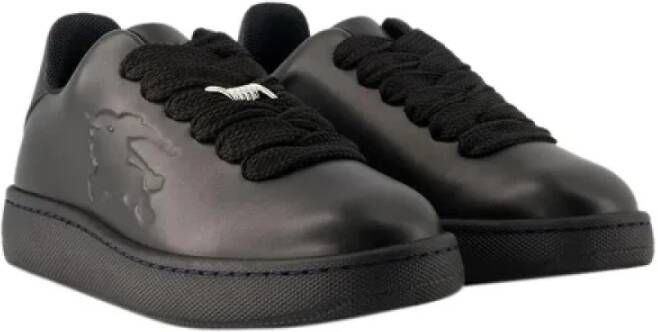 Burberry Vintage Pre-owned Leather sneakers Black Dames