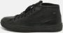 Burberry Vintage Pre-owned Leather sneakers Black Heren - Thumbnail 2