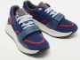 Burberry Vintage Pre-owned Leather sneakers Blue Dames - Thumbnail 4