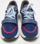 Burberry Vintage Pre-owned Leather sneakers Blue Dames - Thumbnail 3