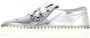 Burberry Vintage Pre-owned Leather sneakers Gray Dames - Thumbnail 5