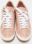 Burberry Vintage Pre-owned Leather sneakers Pink Dames - Thumbnail 3