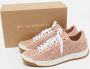Burberry Vintage Pre-owned Leather sneakers Pink Dames - Thumbnail 9