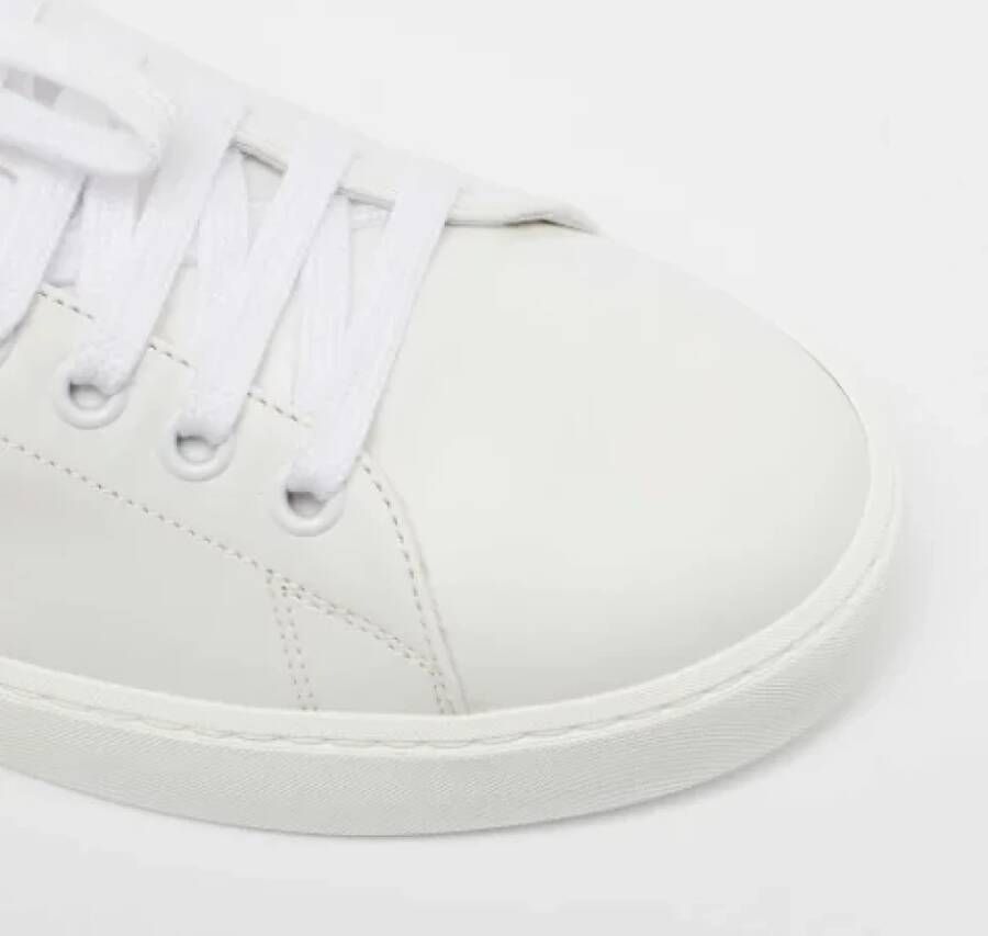 Burberry Vintage Pre-owned Leather sneakers White Dames