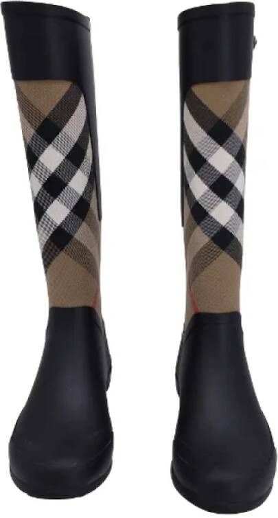 Burberry Vintage Pre-owned Rubber boots Black Dames