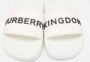 Burberry Vintage Pre-owned Rubber sandals White Heren - Thumbnail 3