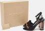 Burberry Vintage Pre-owned Satin sandals Black Dames - Thumbnail 5