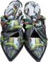 Burberry Vintage Pre-owned Satin sandals Green Dames - Thumbnail 2
