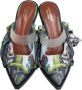 Burberry Vintage Pre-owned Satin sandals Green Dames - Thumbnail 3