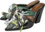 Burberry Vintage Pre-owned Satin sandals Multicolor Dames - Thumbnail 3
