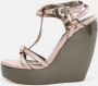 Burberry Vintage Pre-owned Satin sandals Pink Dames - Thumbnail 2