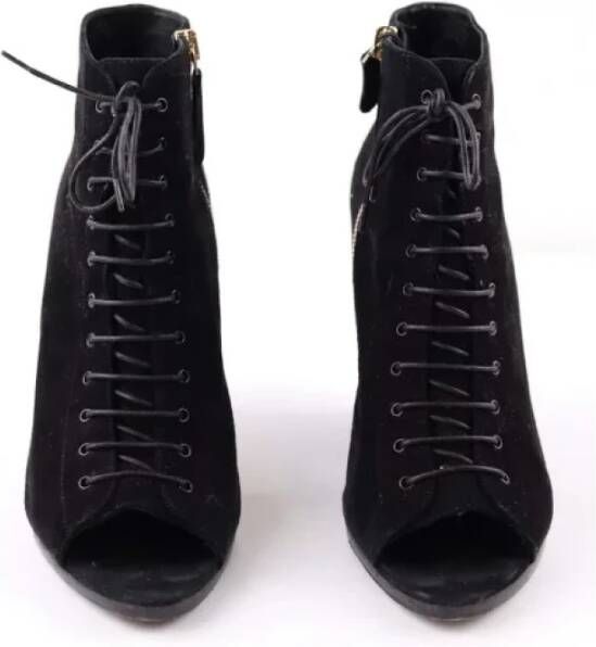 Burberry Vintage Pre-owned Suede boots Black Dames