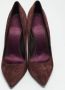 Burberry Vintage Pre-owned Suede heels Red Dames - Thumbnail 3