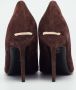 Burberry Vintage Pre-owned Suede heels Red Dames - Thumbnail 5