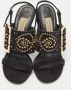 Burberry Vintage Pre-owned Suede sandals Black Dames - Thumbnail 3