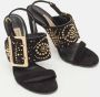 Burberry Vintage Pre-owned Suede sandals Black Dames - Thumbnail 4