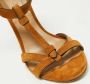 Burberry Vintage Pre-owned Suede sandals Brown Dames - Thumbnail 7
