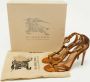 Burberry Vintage Pre-owned Suede sandals Brown Dames - Thumbnail 9