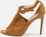 Burberry Vintage Pre-owned Suede sandals Brown Dames - Thumbnail 2