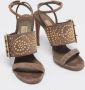 Burberry Vintage Pre-owned Suede sandals Gray Dames - Thumbnail 4