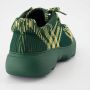 Burberry Geruite Stadschoenen Vintage Stijl Green Heren - Thumbnail 10