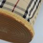Burberry Vintage Tweedehands Beige Canvas Espadrille Tote - Thumbnail 2