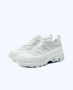 Burberry Witte canvas en leren lage sneakers White Dames - Thumbnail 2