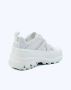 Burberry Witte canvas en leren lage sneakers White Dames - Thumbnail 3