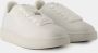Burberry Witte Leren Sneakers Ronde Neus Vetersluiting White Dames - Thumbnail 19
