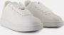 Burberry Witte leren boxsneakers Gestructureerd kalfsleer White Dames - Thumbnail 3