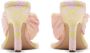Burberry Witte Leren Sandalen met Check Print Pink Dames - Thumbnail 4