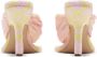 Burberry Witte Leren Sandalen met Check Print Pink Dames - Thumbnail 4